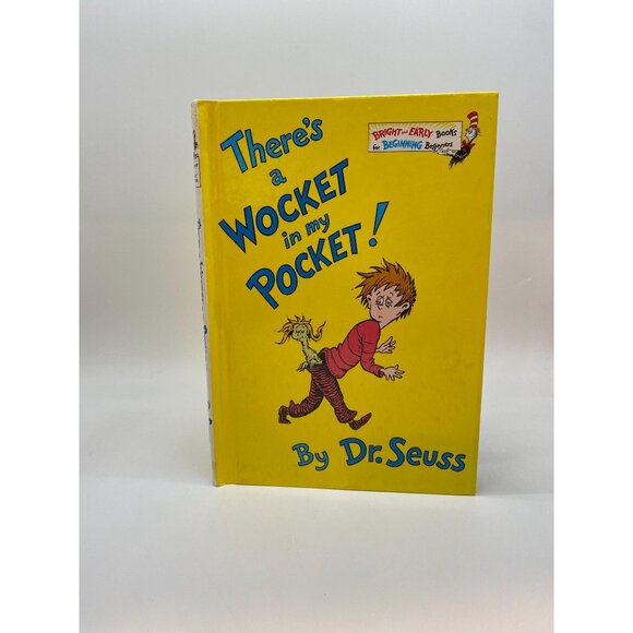 Vintage Dr. Seuss There's a Wocket in my Pocket Hardcover Children's Book - Picture 1 of 7